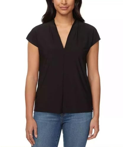 Buffalo Ladies' V-Neck Short Sleeve Blouse (1758488)