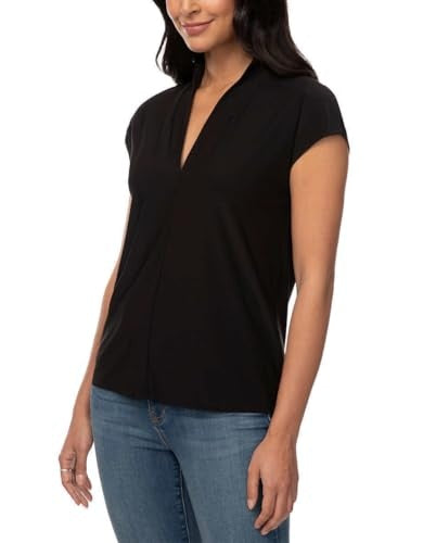 Buffalo Ladies' V-Neck Short Sleeve Blouse (1758488)