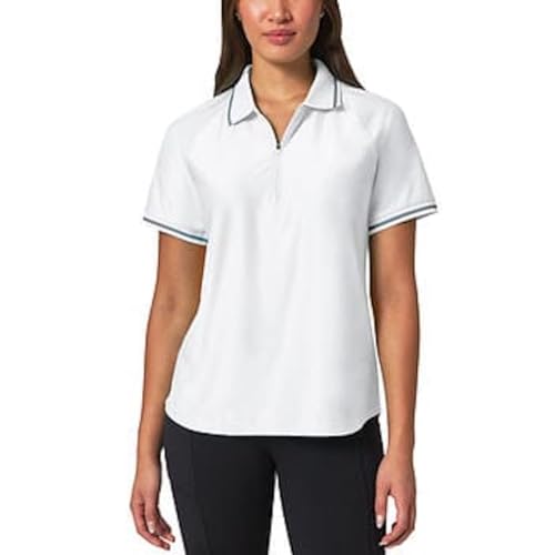 Mondetta Ladie's 1/4 Zip Short Sleeve Polo Shirt (1751752)