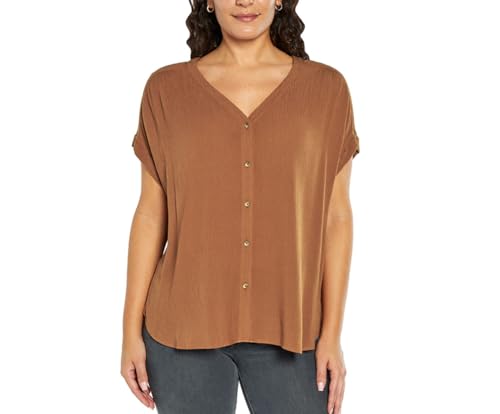 Orvis Women's Short Sleeve Button Front Blouse Shirt (177085)