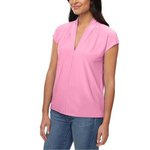 Buffalo Ladies' V-Neck Short Sleeve Blouse (1758488)