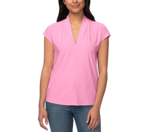 Buffalo Ladies' V-Neck Short Sleeve Blouse (1758488)