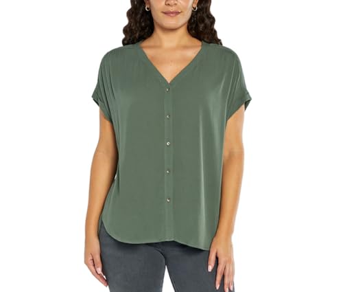 Orvis Women's Short Sleeve Button Front Blouse Shirt (177085)