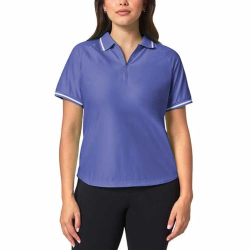 Mondetta Ladie's 1/4 Zip Short Sleeve Polo Shirt (1751752)