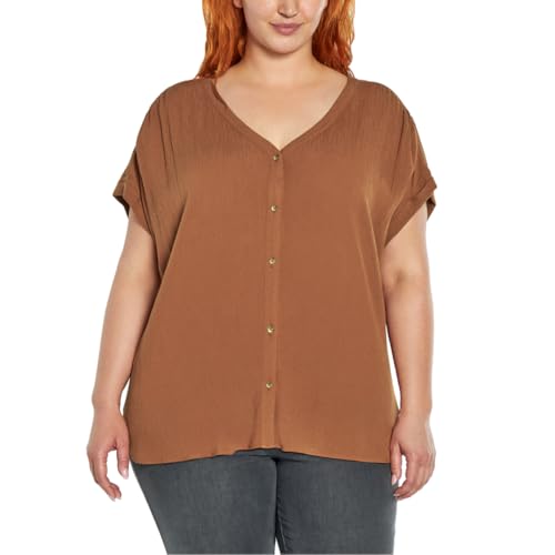 Orvis Women's Short Sleeve Button Front Blouse Shirt (177085)