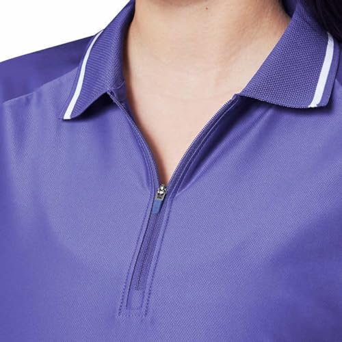 Mondetta Ladie's 1/4 Zip Short Sleeve Polo Shirt (1751752)