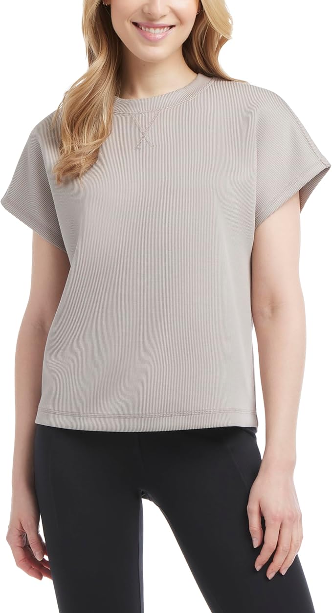 Danskin Ladies' Ribbed Tee (1795838)