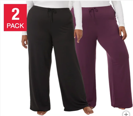 32 Degrees Ladies' Lounge Pant, 2-pack