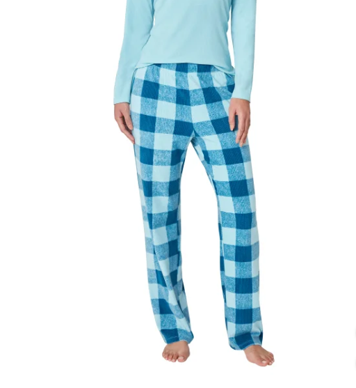 Eddie Bauer Ladies' 3-Piece Waffle Fleece Pajamas Set