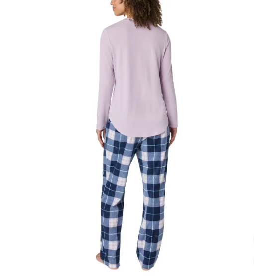 Eddie Bauer Ladies' 3-Piece Waffle Fleece Pajamas Set