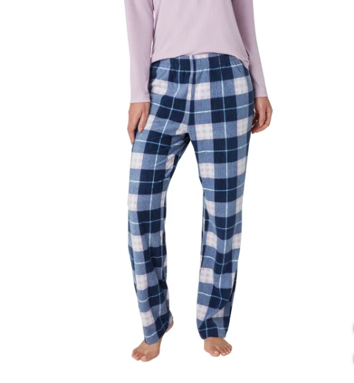 Eddie Bauer Ladies' 3-Piece Waffle Fleece Pajamas Set