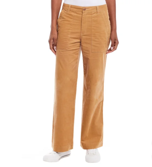 Weatherproof Vintage Ladies' Wide Leg Corduroy Pant