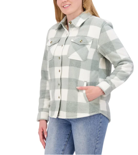 SAGE Ladies' Plush Shirt Jacket (1535379)