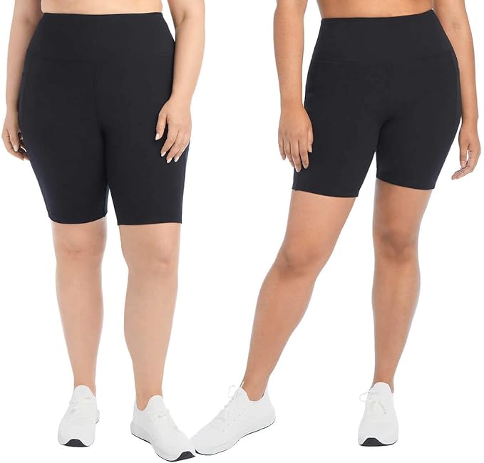 Danskin Womens 2 Pack Midweight Bike Short (1776796)