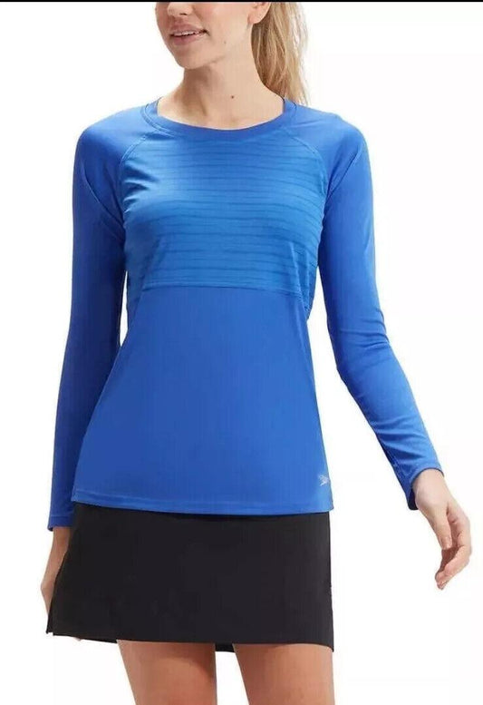 Speedo Women's Performance Swim Tee with UPF 50+ Long Sleeve Shirt (1449469)