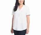 Women's Hilary Radley Blouse Top Short Sleeve (1753862)