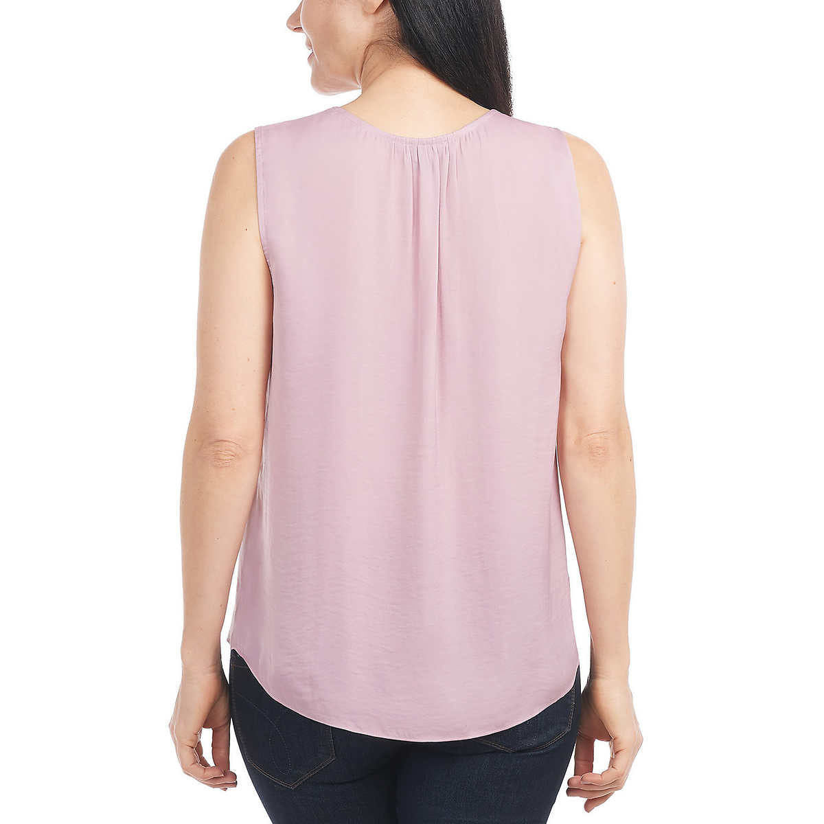 Hilary Radley Women's Sleeveless V-Neck Lightweight Blouse (1765890)