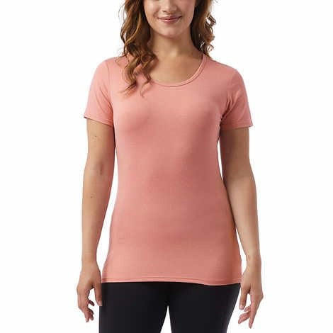 32 Degrees Ladies' Cool Tee Short Sleeve Scoop Neck, 3-Pack