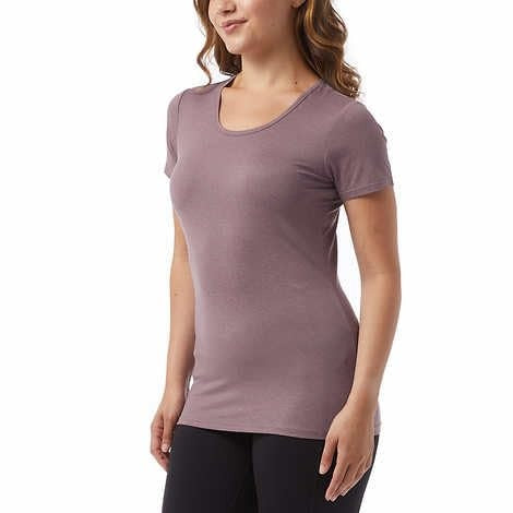 32 Degrees Ladies' Cool Tee Short Sleeve Scoop Neck, 3-Pack