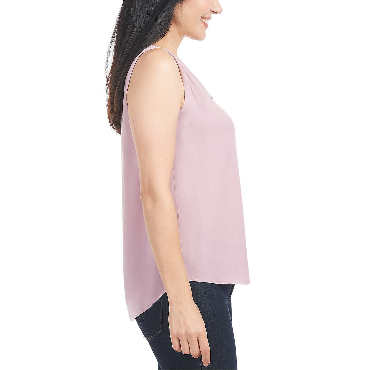 Hilary Radley Women's Sleeveless V-Neck Lightweight Blouse (1765890)