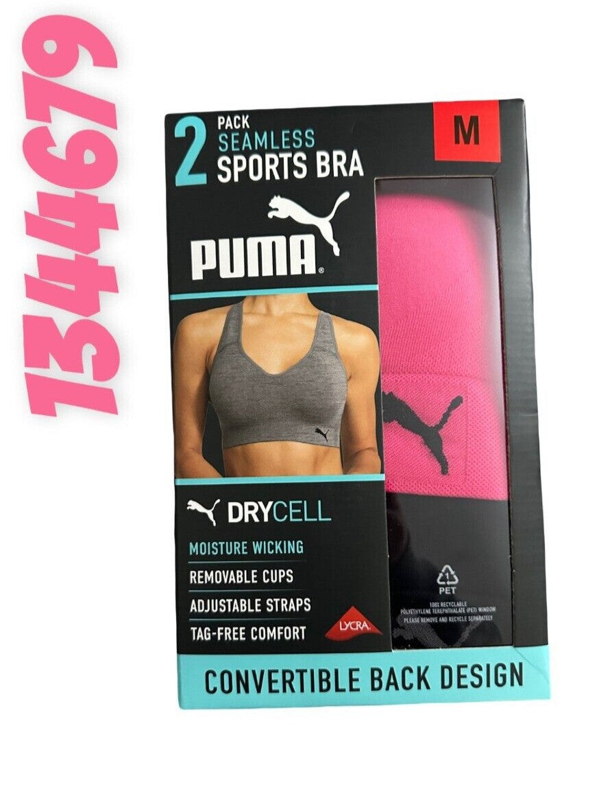 PUMA Ladies' Sports Bra, 2-pack (1344680)