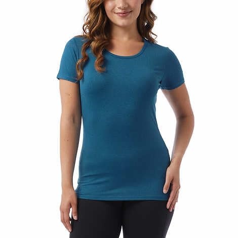 32 Degrees Ladies' Cool Tee Short Sleeve Scoop Neck, 3-Pack