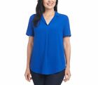 Women's Hilary Radley Blouse Top Short Sleeve (1753862)