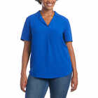 Women's Hilary Radley Blouse Top Short Sleeve (1753862)