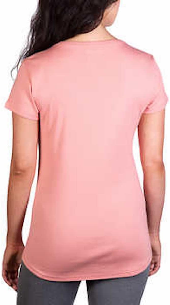 KIRKLAND Signature Women's Scoop Neck Pima Cotton Short Sleeve T-Shirt (1711740)