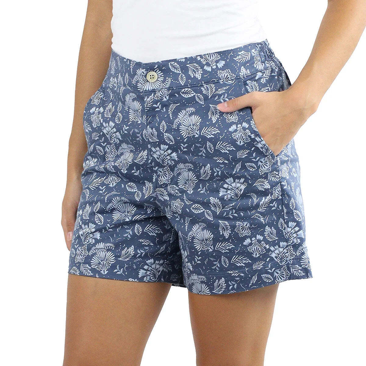 Jachs Girlfriend Ladies' Printed Chino Shorts (1751946)